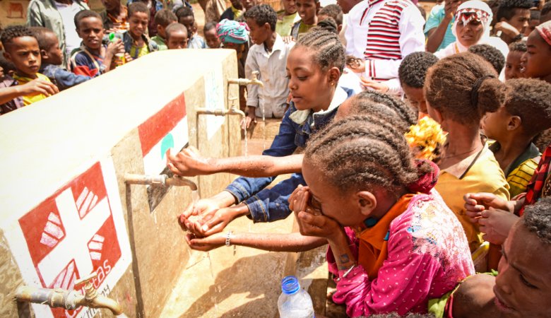 Caritas-international-Projekte wie diese Wasserstelle sind in Äthiopien nun gefährdet.