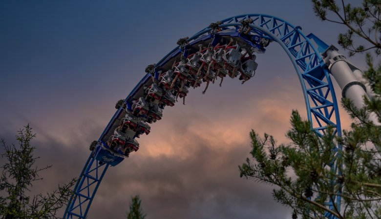 Die Achterbahn „Silver Star