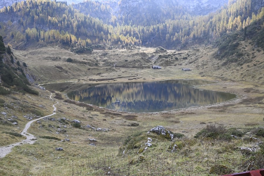 Der Funtensee gilt als kältester Ort Deutschlands.