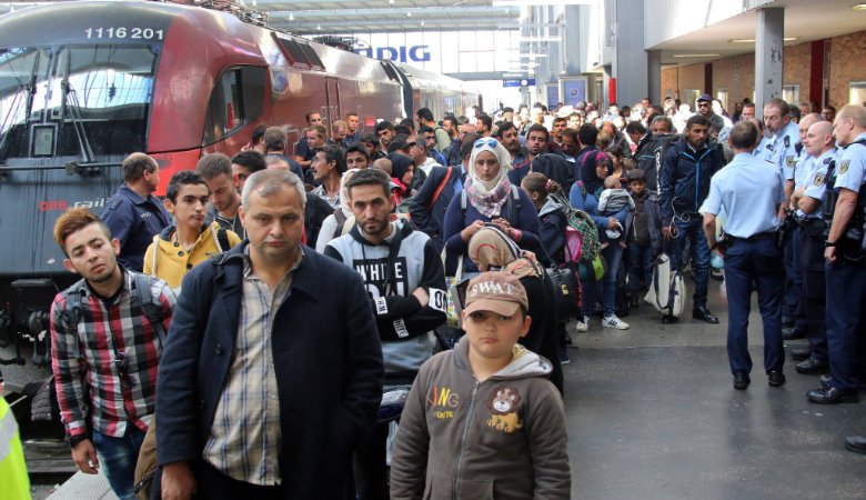 Im September 2015 kamen tausende Flüchtlinge am Münchner Hauptbahnhof an. 