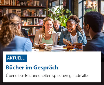 Menschen am Tisch mit Büchern