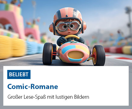 Junge im bunten Rennauto