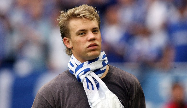 Manuel Neuer im Alter von 21 Jahren. 