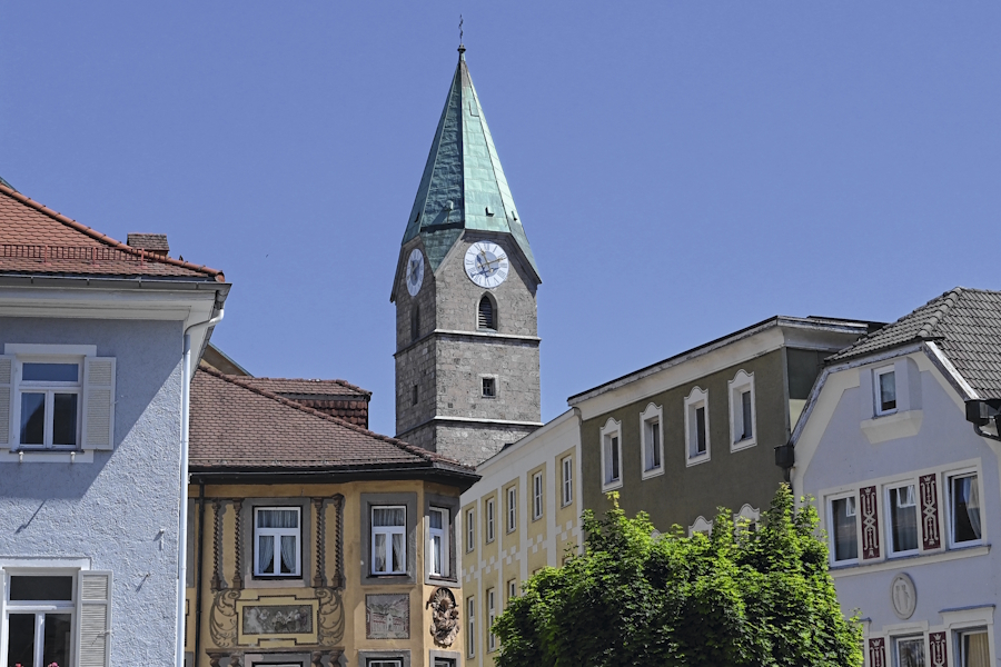 Die Kirche St. Ägidius in Bad Reichenhall.