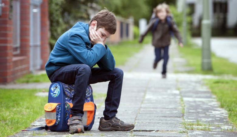 Mancher Schüler blickt verzagt dem Schulbeginn entgegen.