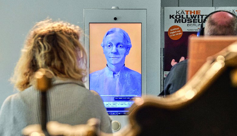 Von der Künstlerin Käthe Kollwitz (1867–1945) wurde 2025 im nach ihr benannten Museum in Berlin ein 3D-animierter Avatar vorgestellt.