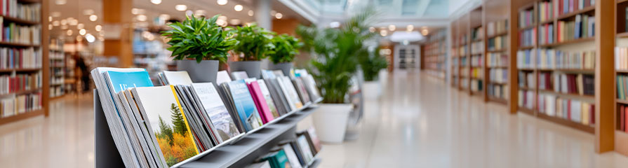 Zeitschriften in der Bücherei