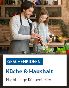 Hier geht es zu Geschenkideen für Küche und Haushalt