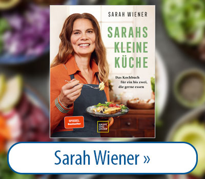 Hier geht es zu Kochbüchen von Sarah Wiener
