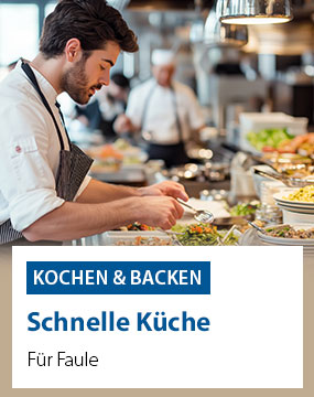 Hier geht es zu Kochbüchern zu schneller Küche