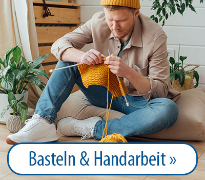 Hier geht es zu Ratgebern zu Basteln und Handarbeit
