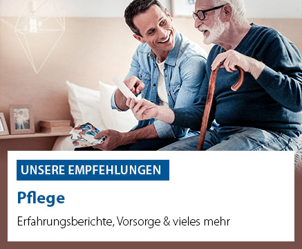Hier geht es zu Ratgebern zu Pflege
