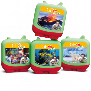 Clever Tonies - GEOLINO MINI - Set bestehend aus 4 Clever Tonies