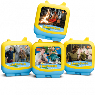 Clever-Tonies - Löwenzahn - Set bestehend aus 4 Clever Tonies