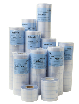 Klebefolie korrekturfähig 25 m x 24 cm (blau)