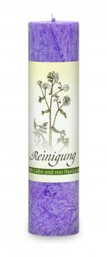 Allgäuer Heilkräuterkerze, Reinigung