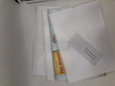 Dokumententasche, transp. für Bildkartensets DIN A3 quer (5 Stück)