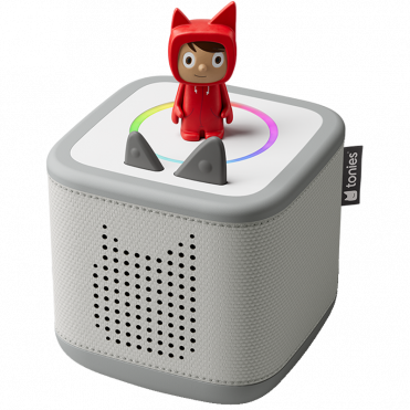 Toniebox 2 Mondgrau Starter Set mit Kreativ-Tonie Rot