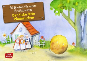 Der dicke fette Pfannkuchen. Kamishibai Bildkartenset.