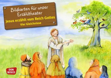 Jesus erzählt vom Reich Gottes. Vier Gleichnisse. Kamishibai ...