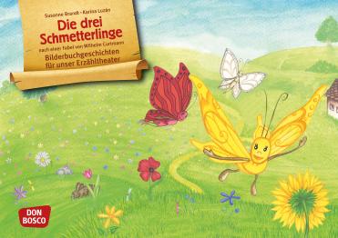 Die drei Schmetterlinge. Kamishibai Bildkartenset