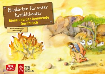 Mose und der brennende Dornbusch. Exodus Teil 4. Kamishibai Bi...