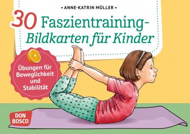 30 Faszientraining-Bildkarten für Kinder