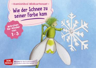 Wie der Schnee zu seiner Farbe kam. Kamishibai Bildkartenset