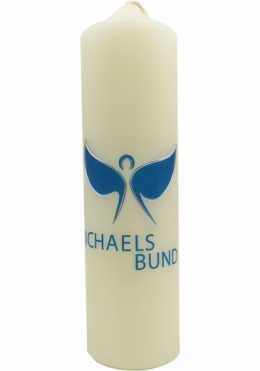 Kerze Michaelsbund Größe XL (inkl. Geschenkkarton mit Sichtfenster)