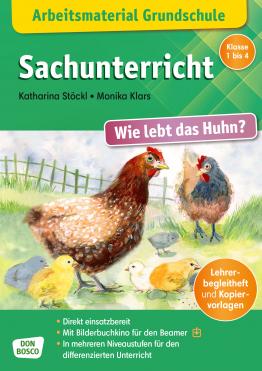 Arbeitsmaterial Grundschule. Sachunterricht: Wie lebt das Huhn?