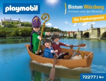 Die Frankenapostel - Kilian, Kolonat und Totnan als PLAYMOBIL-Sonderfiguren Art.-Nr. 72277